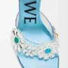 „Toy“-Sandalen mit Kristallblumen aus PVC „Toy“-Sandalen mit Kristallblumen aus PVC