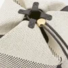 „Treasure Bako“-Beuteltasche aus Canvas-Jacquard und Kalbsleder „Treasure Bako“-Beuteltasche aus Canvas-Jacquard und Kalbsleder