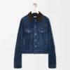 Trucker-Jacke aus Ziegenwildleder Trucker-Jacke aus Ziegenwildleder