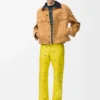 Trucker-Jacke aus Ziegenwildleder Trucker-Jacke aus Ziegenwildleder