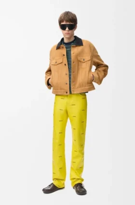 Trucker-Jacke aus Ziegenwildleder