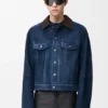 Trucker-Jacke aus Ziegenwildleder Trucker-Jacke aus Ziegenwildleder