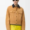 Trucker-Jacke aus Ziegenwildleder Trucker-Jacke aus Ziegenwildleder