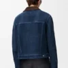 Trucker-Jacke aus Ziegenwildleder Trucker-Jacke aus Ziegenwildleder