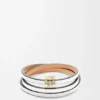 Twist-Armreif aus Kalbsleder Twist-Armreif aus Kalbsleder
