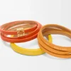 „Twist“-Doppelarmband aus Kalbsleder „Twist“-Doppelarmband aus Kalbsleder