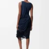Verziertes Kleid aus Viskose Verziertes Kleid aus Viskose