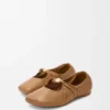 Weiche Ballerinas mit „Pebble“-Muster aus Nappa-Lammleder Weiche Ballerinas mit „Pebble“-Muster aus Nappa-Lammleder