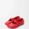 Weiche Ballerinas mit „Pebble“-Muster aus Nappa-Lammleder Weiche Ballerinas mit „Pebble“-Muster aus Nappa-Lammleder