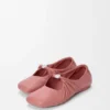 Weiche Ballerinas mit „Pebble“-Muster aus Nappa-Lammleder Weiche Ballerinas mit „Pebble“-Muster aus Nappa-Lammleder