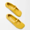 Weiche Ballerinas mit „Pebble“-Muster aus Nappa-Lammleder Weiche Ballerinas mit „Pebble“-Muster aus Nappa-Lammleder