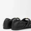 Weiche Ballerinas mit „Pebble“-Muster aus Nappa-Lammleder Weiche Ballerinas mit „Pebble“-Muster aus Nappa-Lammleder