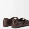 Weiche Ballerinas mit „Pebble“-Muster aus Nappa-Lammleder Weiche Ballerinas mit „Pebble“-Muster aus Nappa-Lammleder