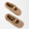 Weiche „Pebble“-Ballerinas aus Lammfell Weiche „Pebble“-Ballerinas aus Lammfell
