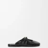 Weiche „Pebble“-Pantolette aus Nappa-Lammleder Weiche „Pebble“-Pantolette aus Nappa-Lammleder