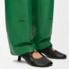 Weiche „Pebble“-Pantolette aus Nappa-Lammleder Weiche „Pebble“-Pantolette aus Nappa-Lammleder