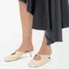 Weiche „Pebble“-Pantolette aus Nappa-Lammleder Weiche „Pebble“-Pantolette aus Nappa-Lammleder