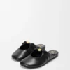 Weiche „Pebble“-Pantolette aus Nappa-Lammleder Weiche „Pebble“-Pantolette aus Nappa-Lammleder