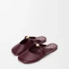 Weiche „Pebble“-Pantolette aus Nappa-Lammleder Weiche „Pebble“-Pantolette aus Nappa-Lammleder