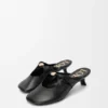 Weiche „Pebble“-Pantolette aus Nappa-Lammleder Weiche „Pebble“-Pantolette aus Nappa-Lammleder