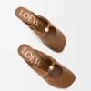 Weiche „Pebble“-Pantolette aus Nappa-Lammleder Weiche „Pebble“-Pantolette aus Nappa-Lammleder