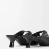 Weiche „Pebble“-Pantolette aus Nappa-Lammleder Weiche „Pebble“-Pantolette aus Nappa-Lammleder