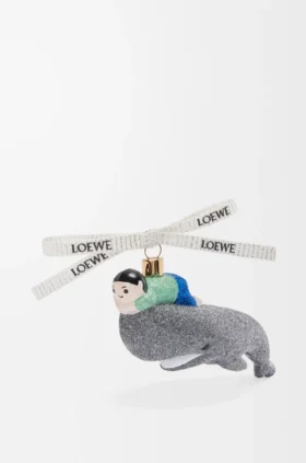 Whale with kid Christbaumkugel aus Glas