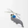 Whale with kid Christbaumkugel aus Glas Whale with kid Christbaumkugel aus Glas