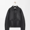 Workwear-Jacke aus Nappa-Lammleder Workwear-Jacke aus Nappa-Lammleder