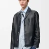 Workwear-Jacke aus Nappa-Lammleder Workwear-Jacke aus Nappa-Lammleder
