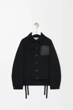 Workwear-Jacke aus Wolle und Kaschmir