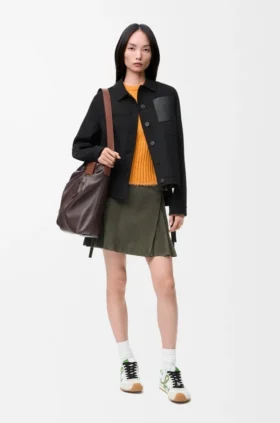 Workwear-Jacke aus Wolle und Kaschmir