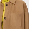 Workwear-Jacke aus Ziegenveloursleder Workwear-Jacke aus Ziegenveloursleder