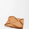 XL Puzzle Fold Tote aus glänzendem Kalbsleder XL Puzzle Fold Tote aus glänzendem Kalbsleder