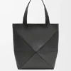 XL Puzzle Fold Tote aus glänzendem Kalbsleder XL Puzzle Fold Tote aus glänzendem Kalbsleder