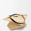 XL Puzzle Fold Tote aus Raffia