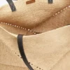 XL Puzzle Fold Tote aus Raffia