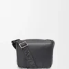 XS Military Messenger Bag aus geschmeidigem, glattem Kalbsleder und Jacquard