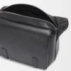 XS Military Messenger Bag aus geschmeidigem, glattem Kalbsleder und Jacquard