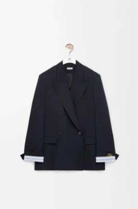 Zweireihige Jacke aus Wollmischung Zweireihige Jacke aus Wollmischung