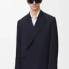 Zweireihige Jacke aus Wollmischung Zweireihige Jacke aus Wollmischung